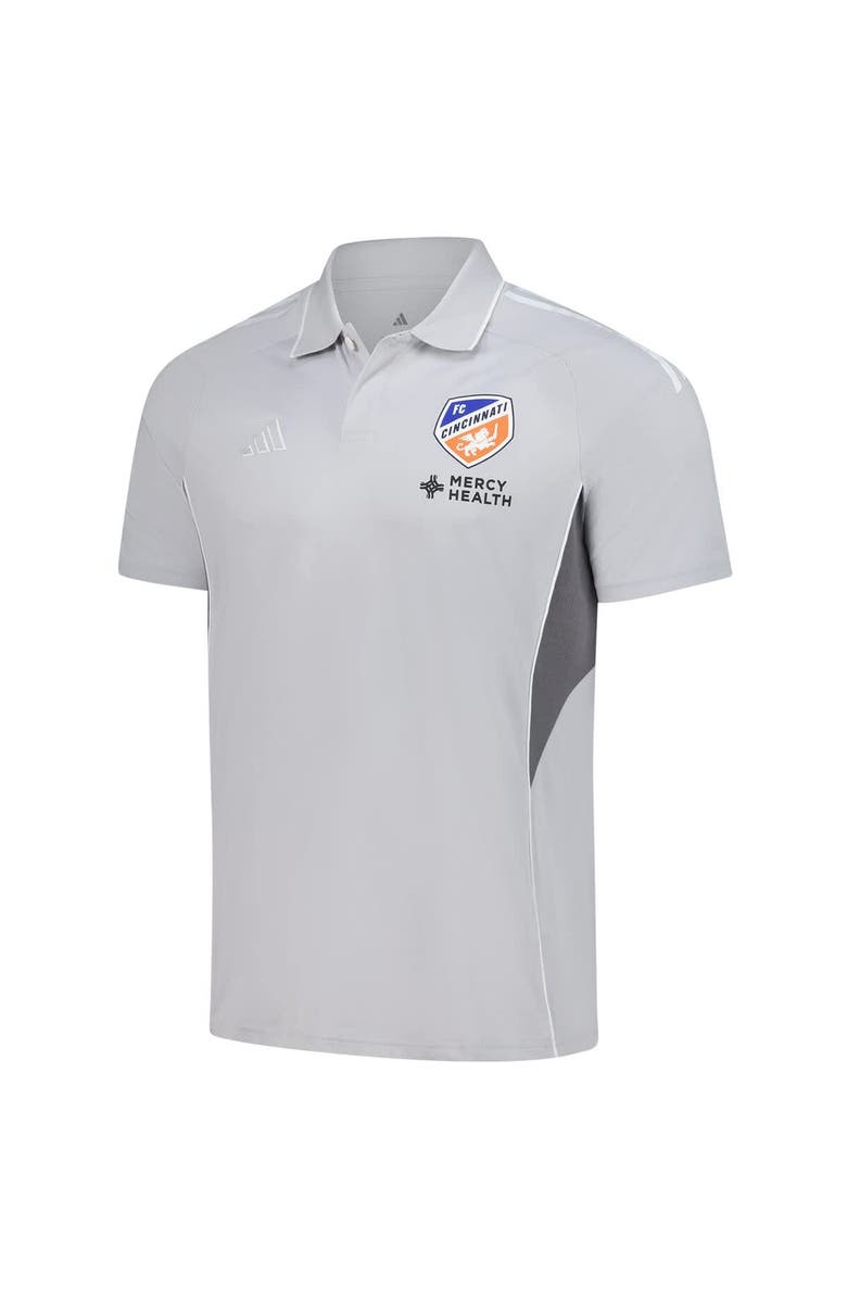 adidas Men's adidas Silver FC Cincinnati 2025 Training Polo, Alternate, color, Silver
