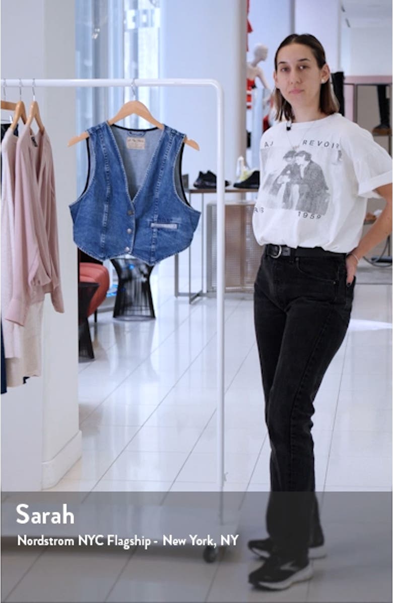 Untamed Denim Crop Vest, sales video thumbnail