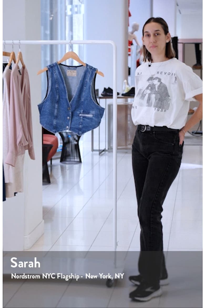 Untamed Denim Crop Vest video
