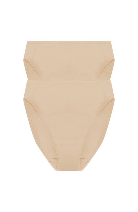 Bliss Bare Cotton High Cut Brief 2-Pack