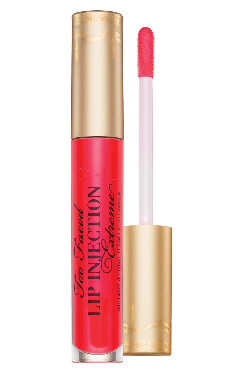 Too Faced Lip Injection Extreme Lip Plumper Gloss, Main, color, Strawberry Kiss