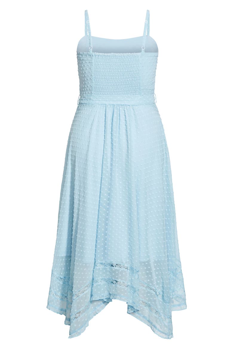 Flirty Nature Midi Dress, Alternate, color, SKY