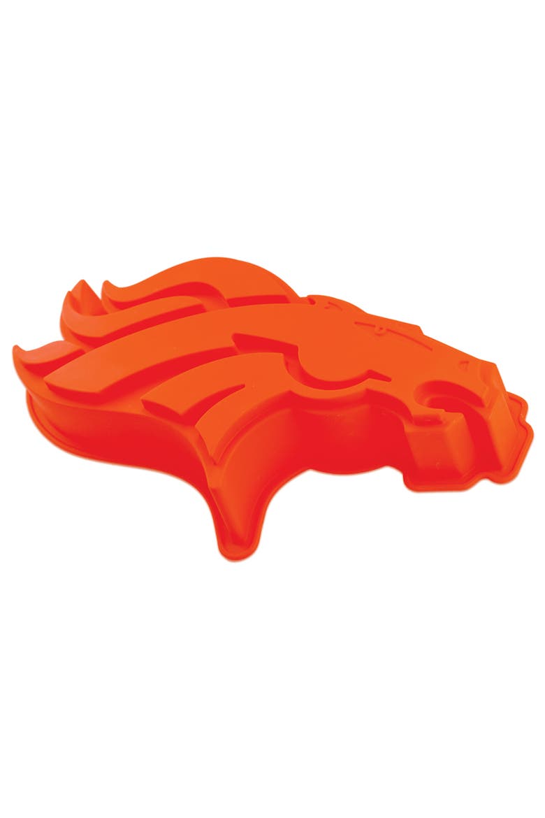 Denver Broncos Cake Pan, Alternate, color, Orange
