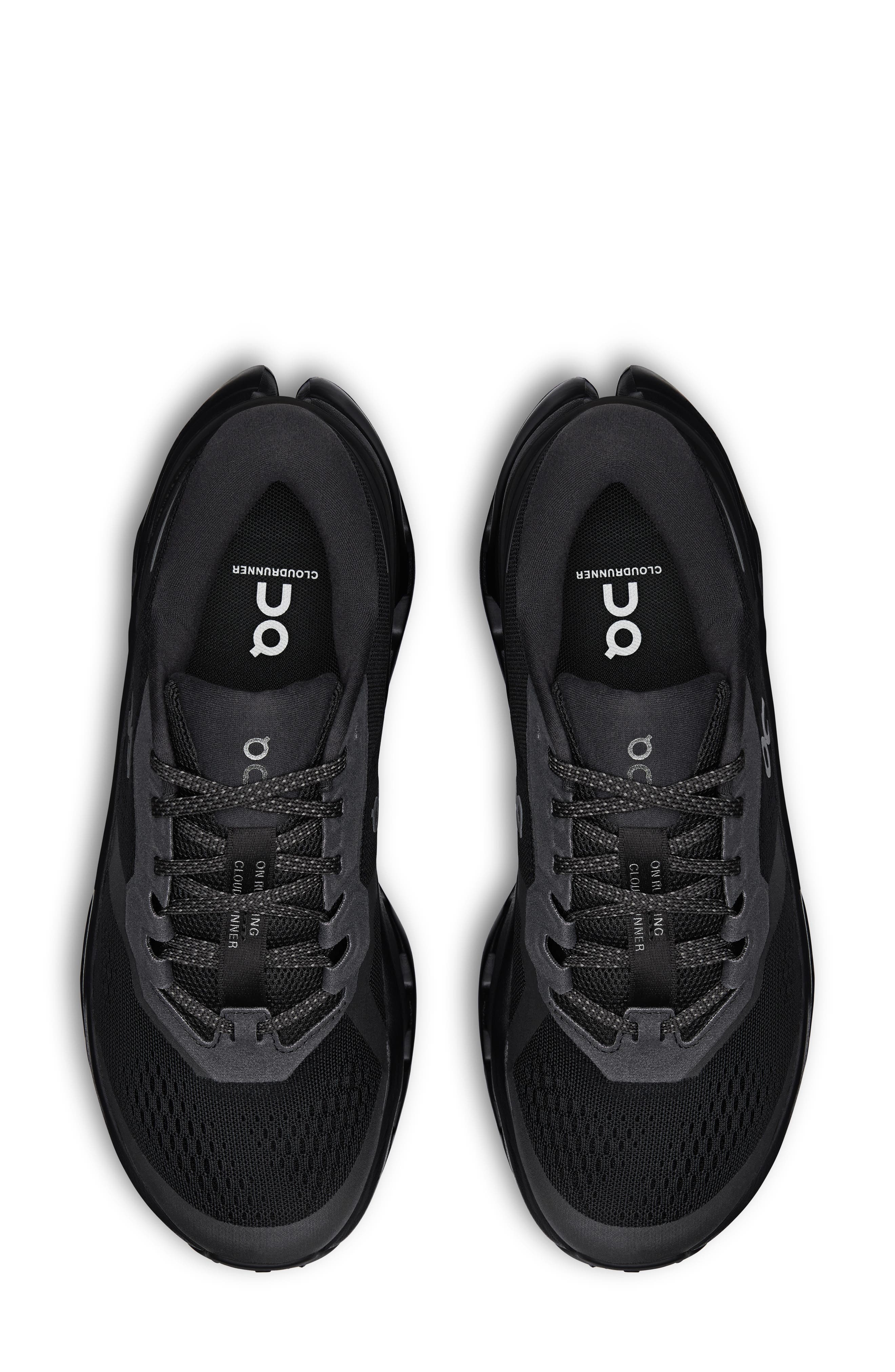 On Cloudrunner 3 Running Shoe, Alternate, color, Black/ Black