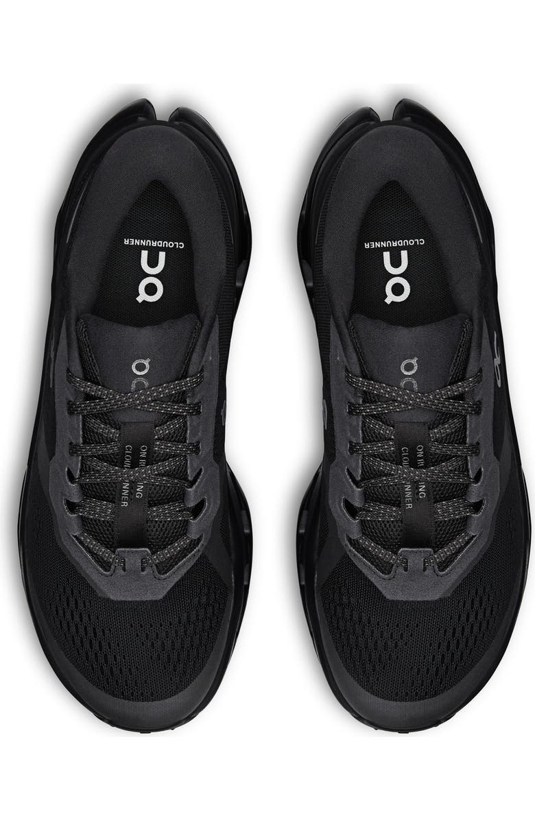 On Cloudrunner 3 Running Shoe, Alternate, color, Black/ Black