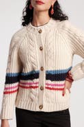 Frances Valentine Varsity Stripe Cardigan