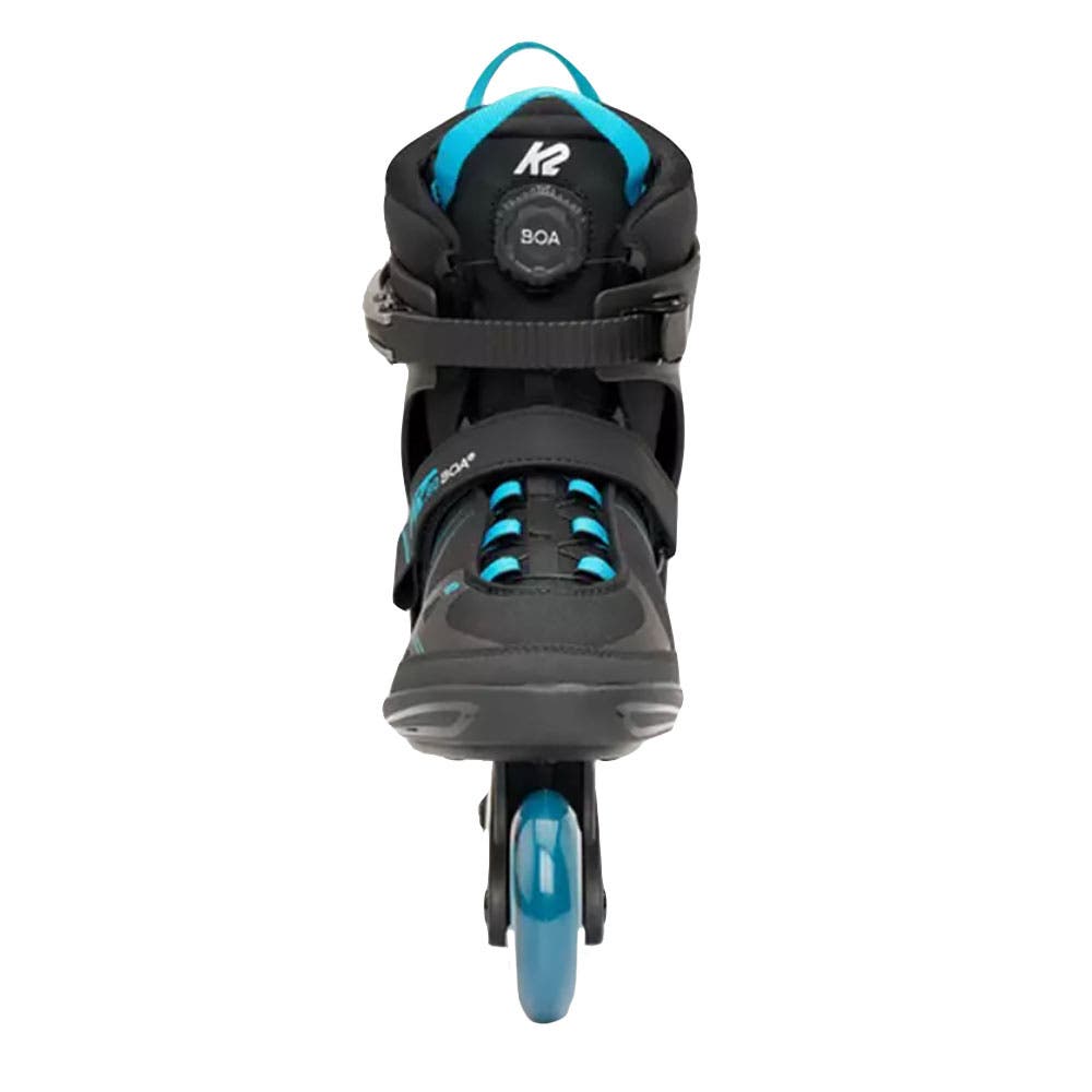 K2 F.I.T. 80 BOA Black/Blue Mens Inline Skates, Alternate, color, Black/Blue