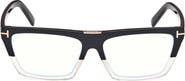 TOM FORD 57mm Square Blue Light Blocking Glasses