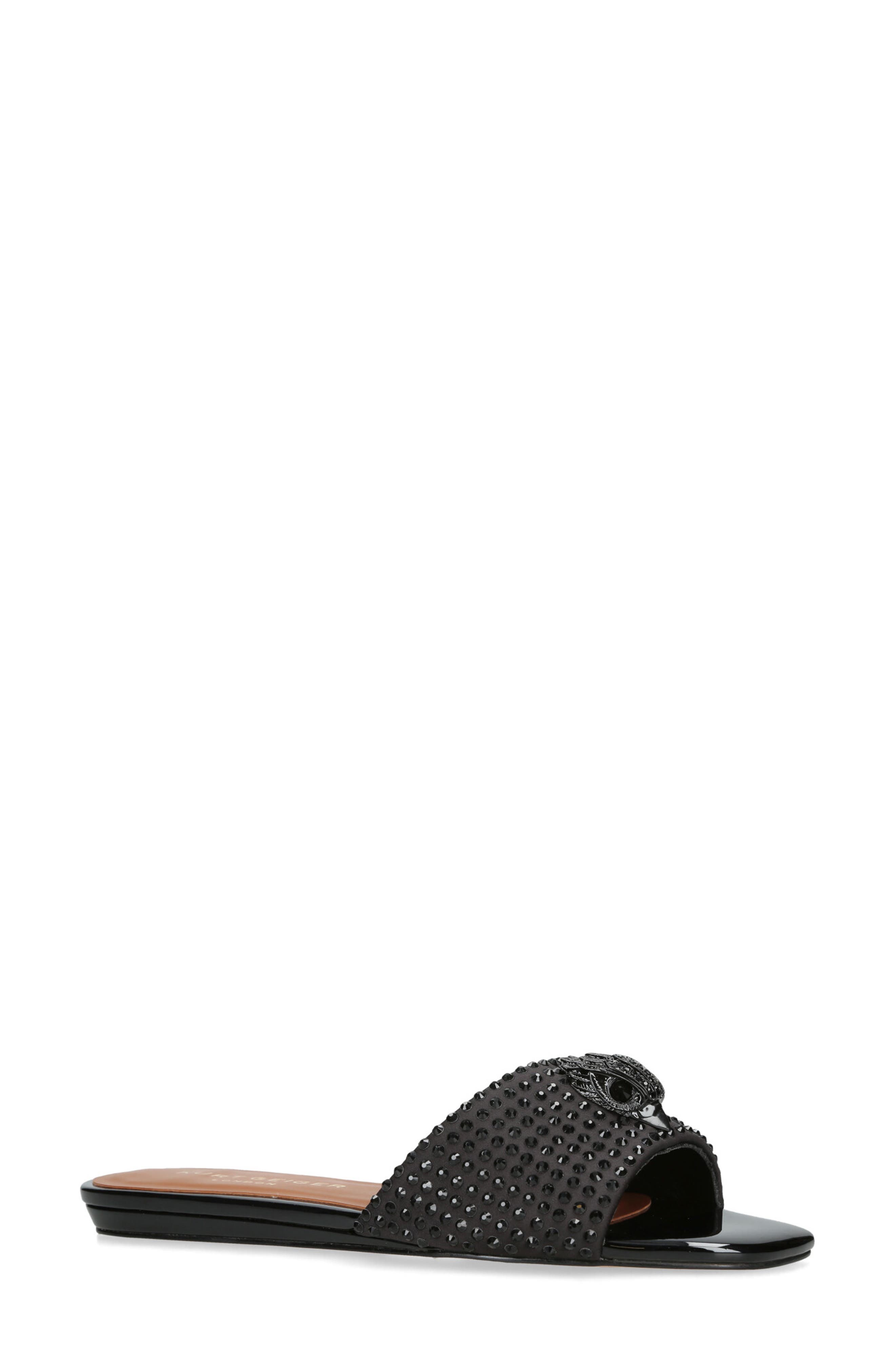 Kurt Geiger London Kensington Crystal Embellished Slide Sandal, Main, color, 