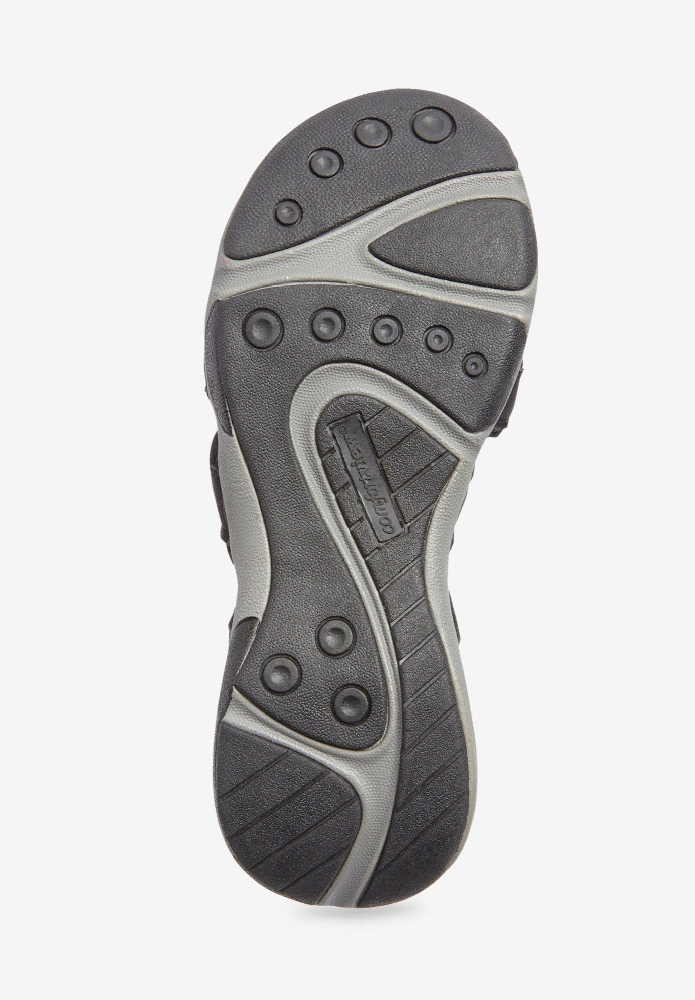 The Trek Sandal, Alternate, color, BLACK