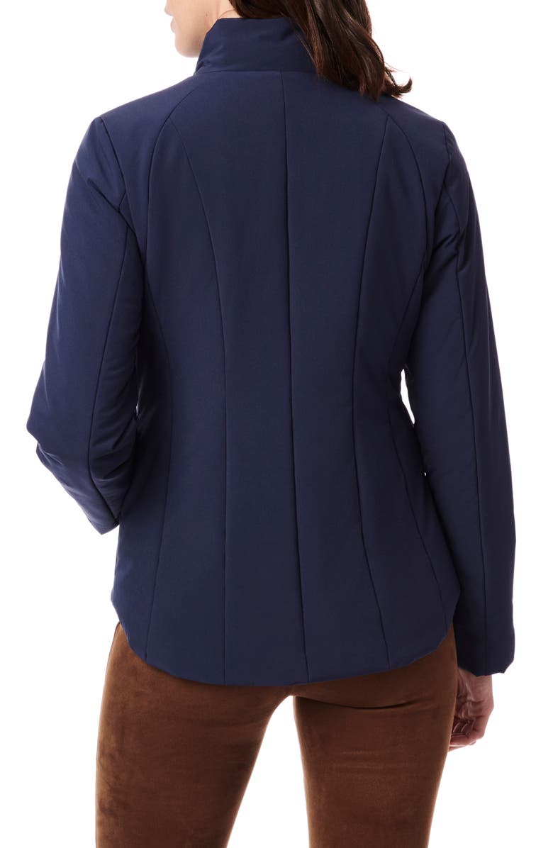 Bernardo Stand Collar Puffer Jacket, Alternate, color, Night Shadow