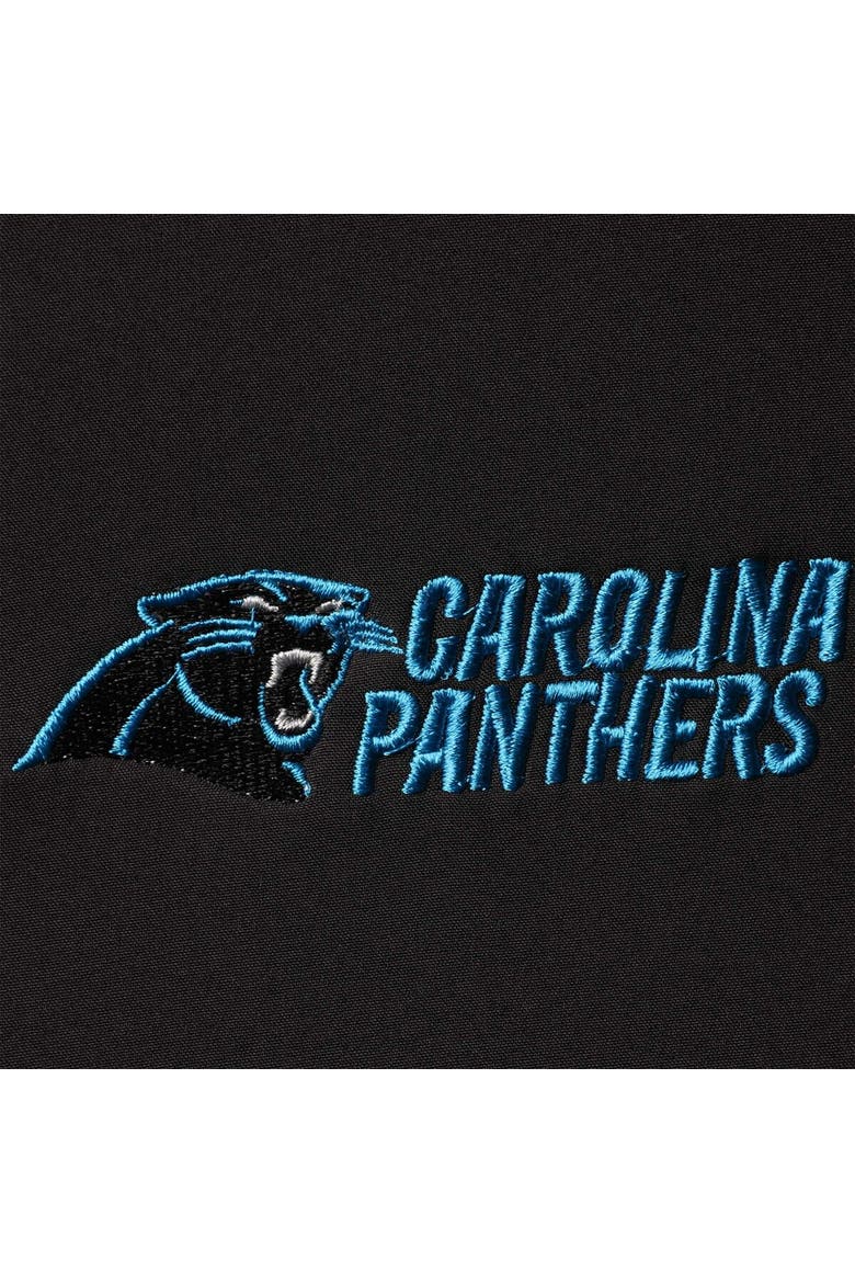 Men's Dunbrooke Black/Gray Carolina Panthers Big & Tall Alpha Full-Zip Hoodie Jacket, Alternate, color, Black