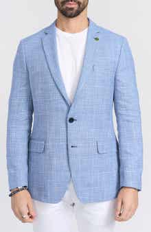 CRICKETEER Glen Plaid Cotton Blend Sport Coat