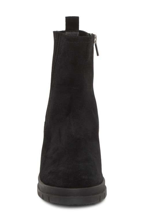 Lucky Brand Sondruh Platform Wedge Bootie In Black