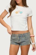 EDIKTED Ocean Club Stretch Cotton Baby T-Shirt