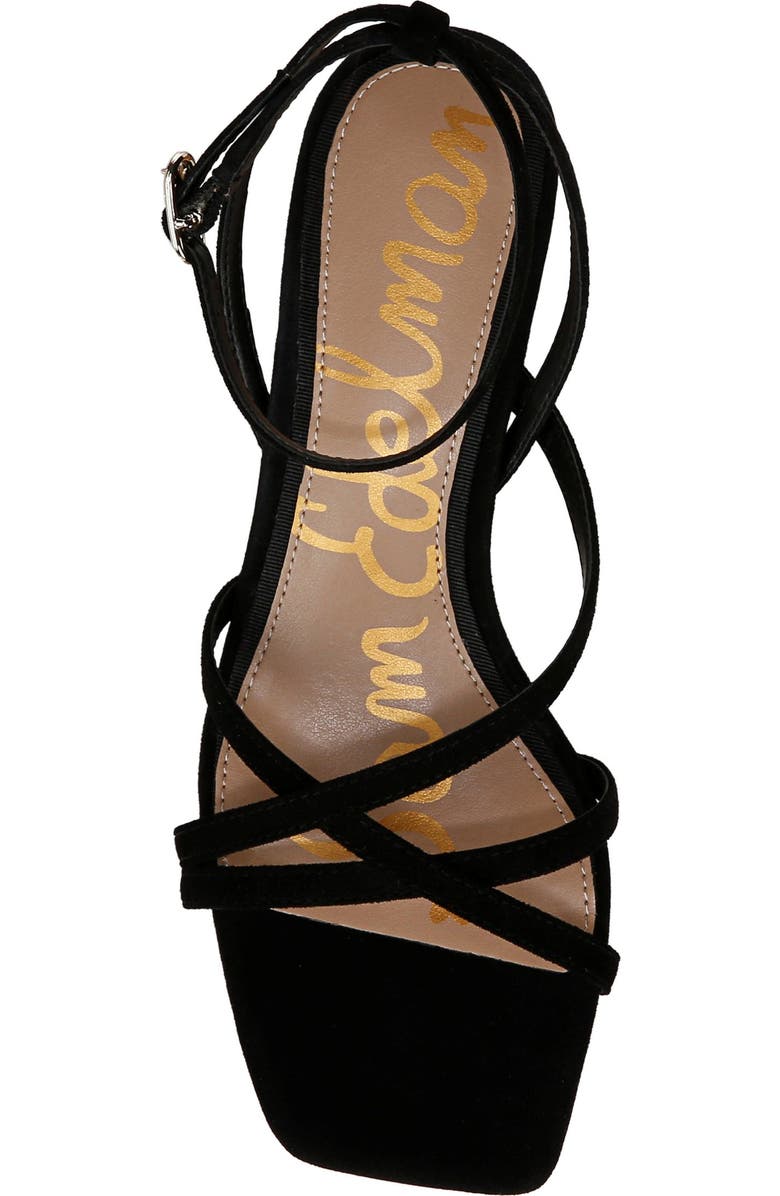 Sam Edelman Whitley Ankle Strap Sandal, Alternate, color, Black