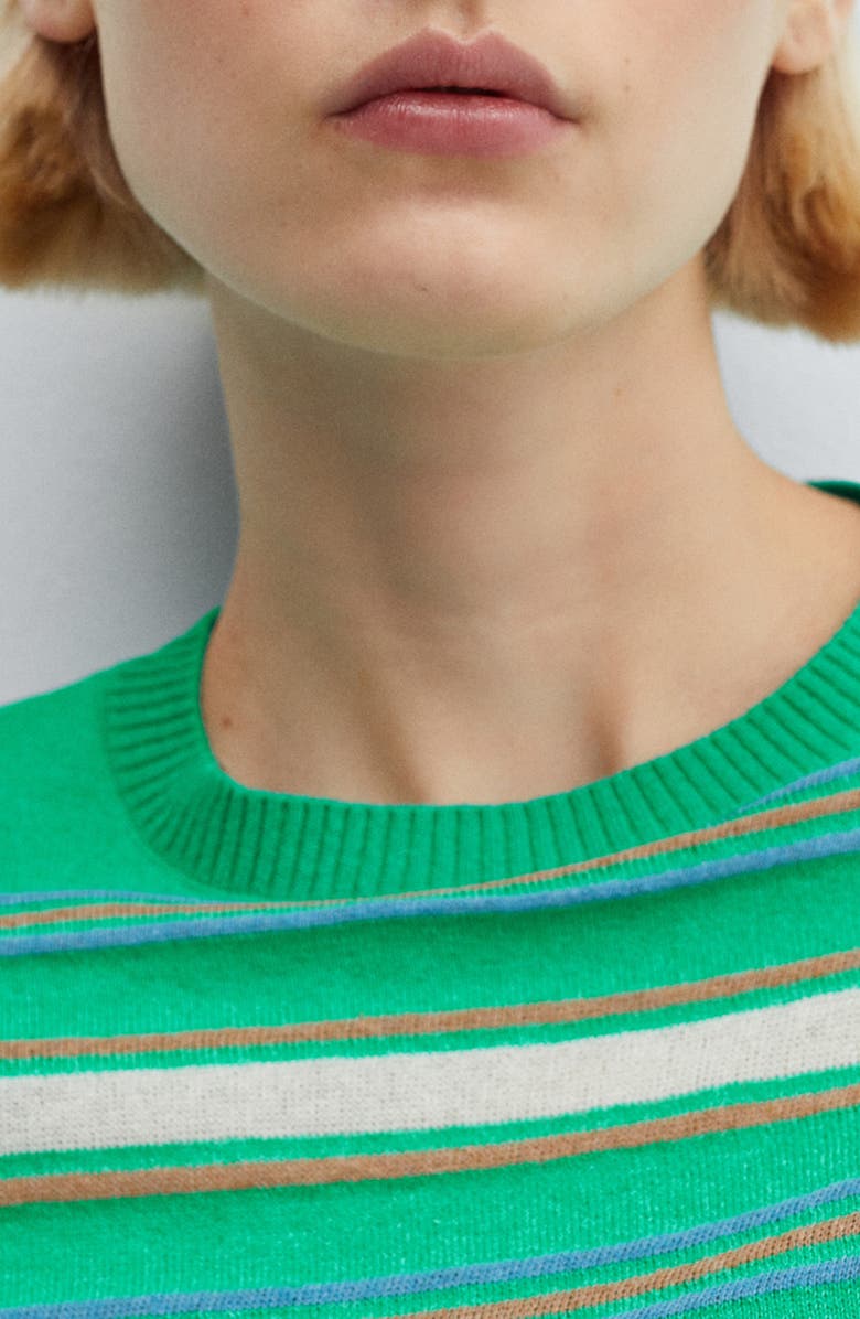 MANGO Malbo Stripe Sweater, Alternate, color, 