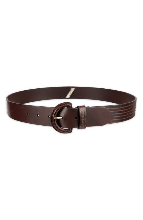 Cole Haan Leather Belt in Brown 