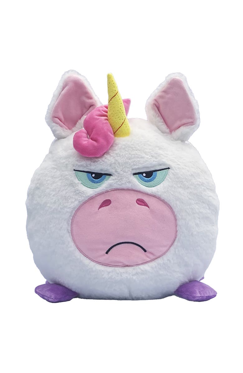 Hangry Petz Luna Unicorn 12 Inch Animal Plush, Main, color, Multicolored