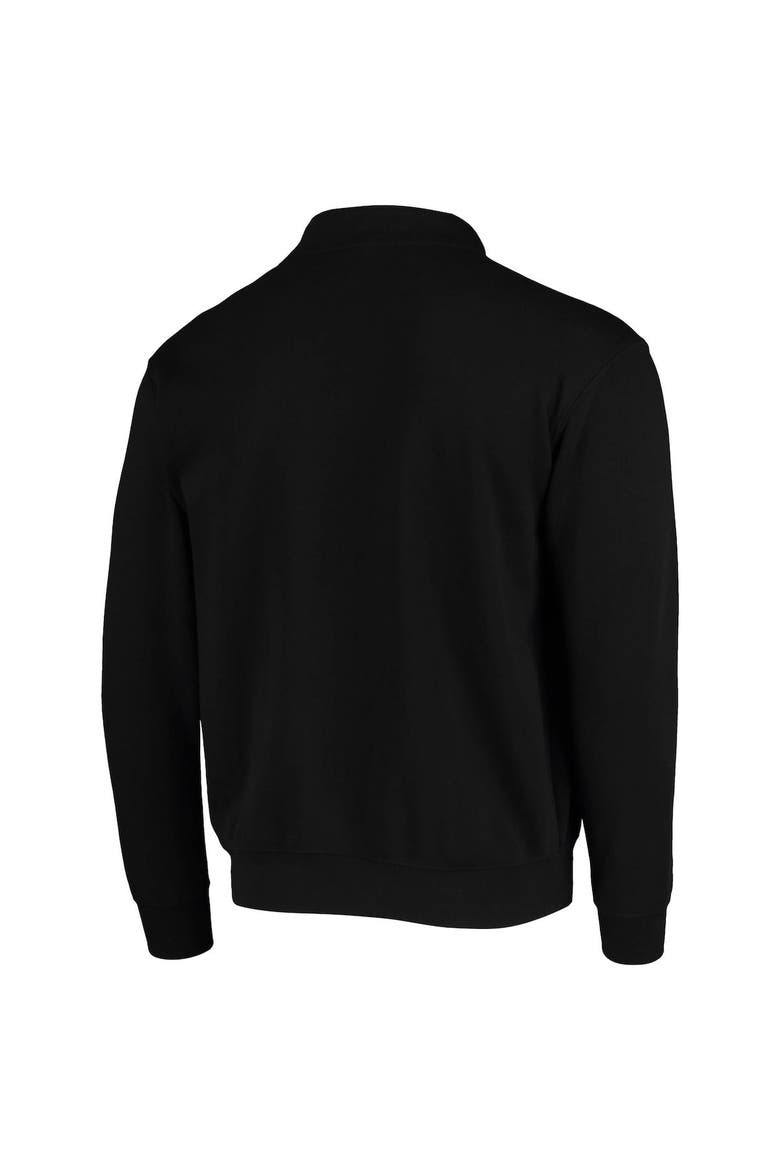 Men's Colosseum Black Utah Utes Tortugas Logo Quarter-Zip Jacket, Alternate, color, Black