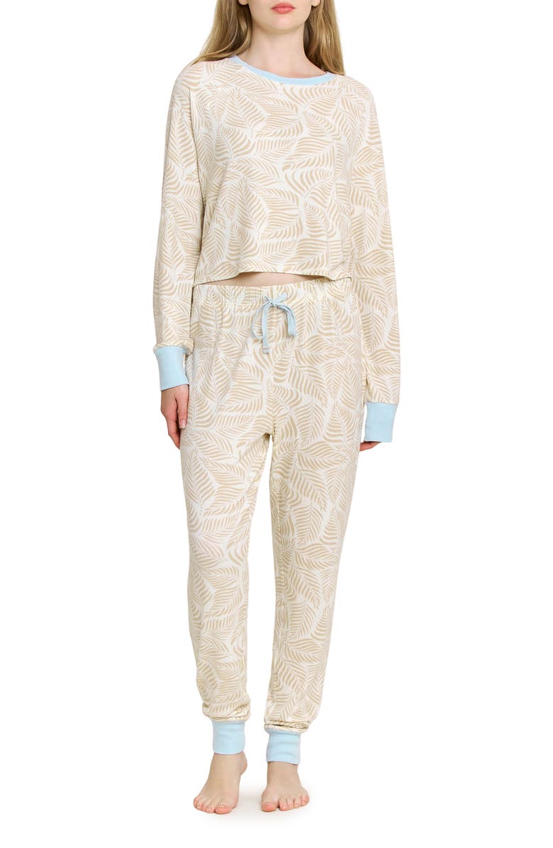 Honeydew Star Seeker Brushed Jersey Pajamas, Main, color, 