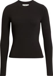 FRAME The Rib Crewneck Top