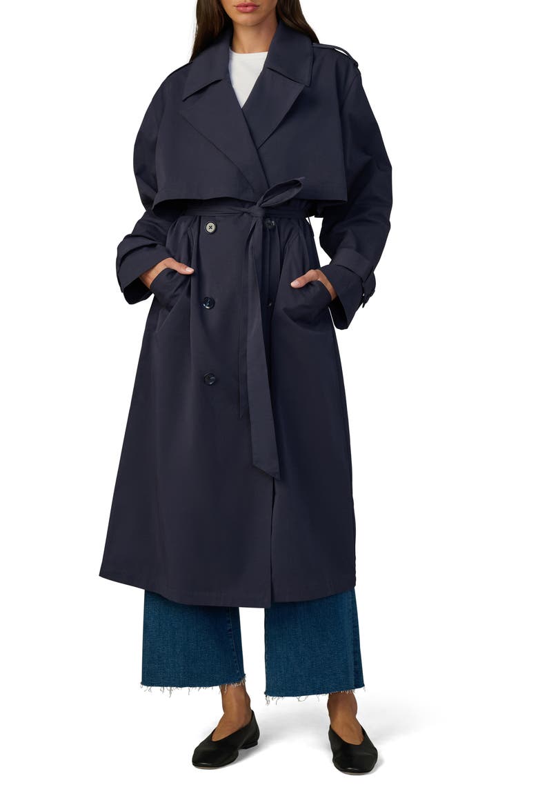 The Dani Michelle Trench Coat, Main, color, NAVY