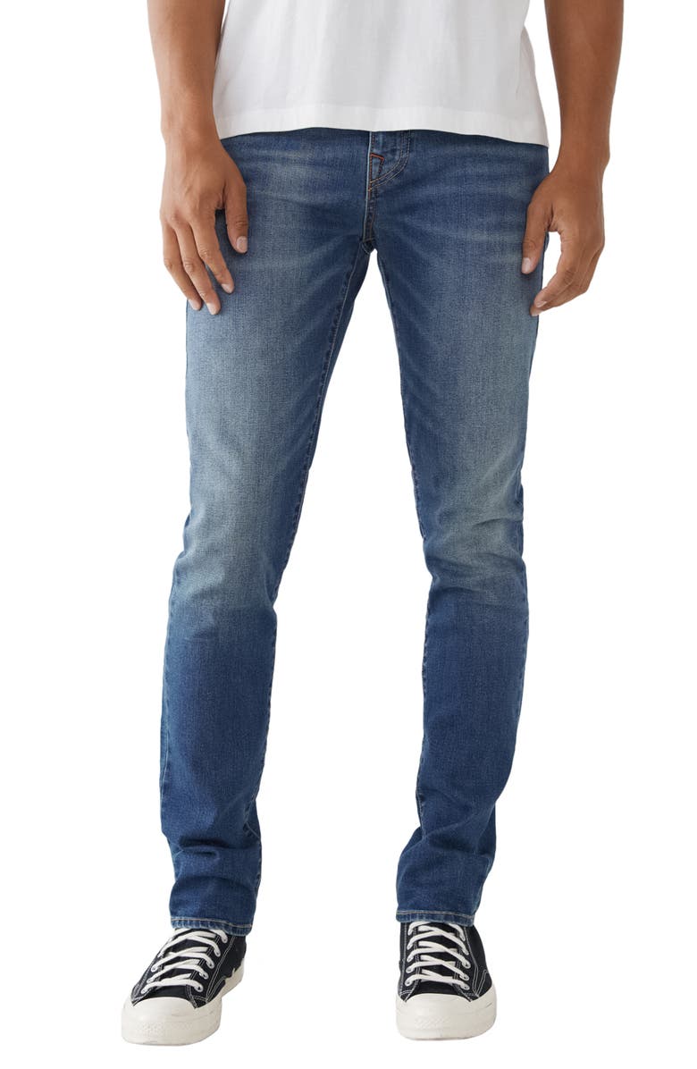 True Religion Brand Jeans Rocco Skinny Jeans, Main, color,