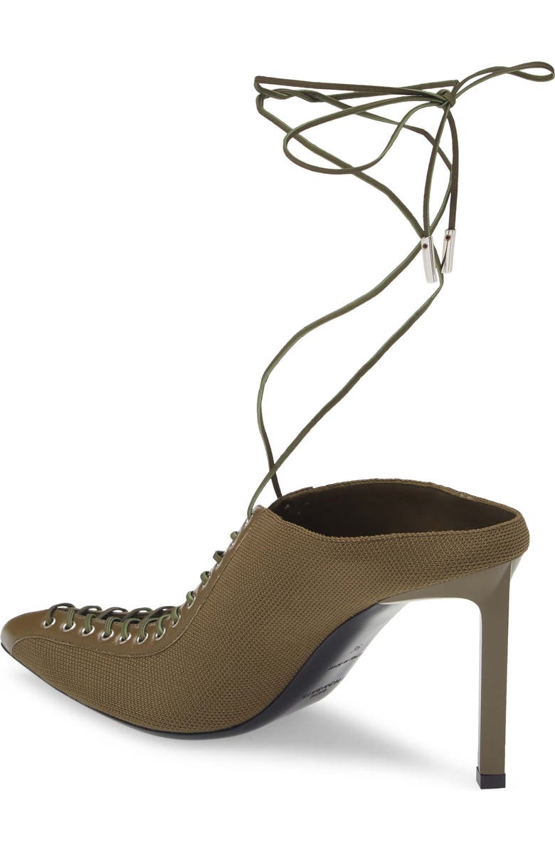 Givenchy Show Lace-Up Pointed Toe Pump, Alternate, color,