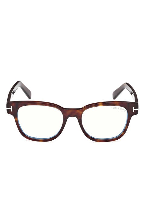 50mm Square Blue Light Blocking Glasses