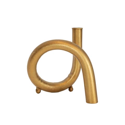 Faye Twisted Small Candle Holder