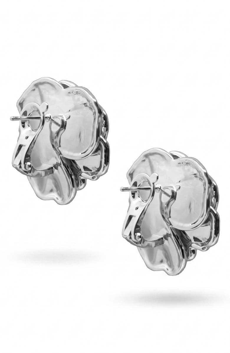 IMBER Rose Statement Stud Earrings, Alternate, color, 