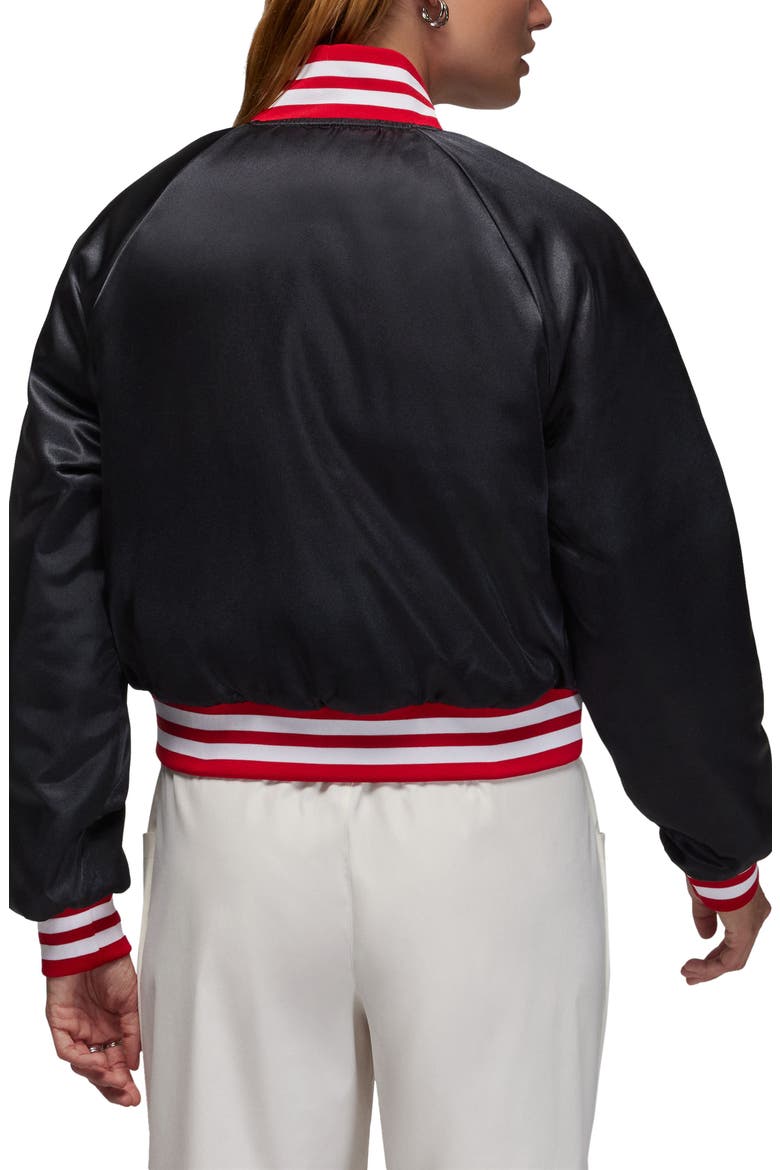 Varsity Jacket, Alternate, color, BLACK