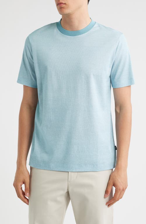 Hugo Boss Boss Thompson Cotton T-shirt In Blue