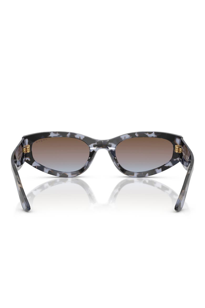 54mm Cat Eye Sunglasses, Alternate, color, BLUE TORT