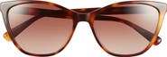 Longchamp Le Pliage 57mm Gradient Cat Eye Sunglasses