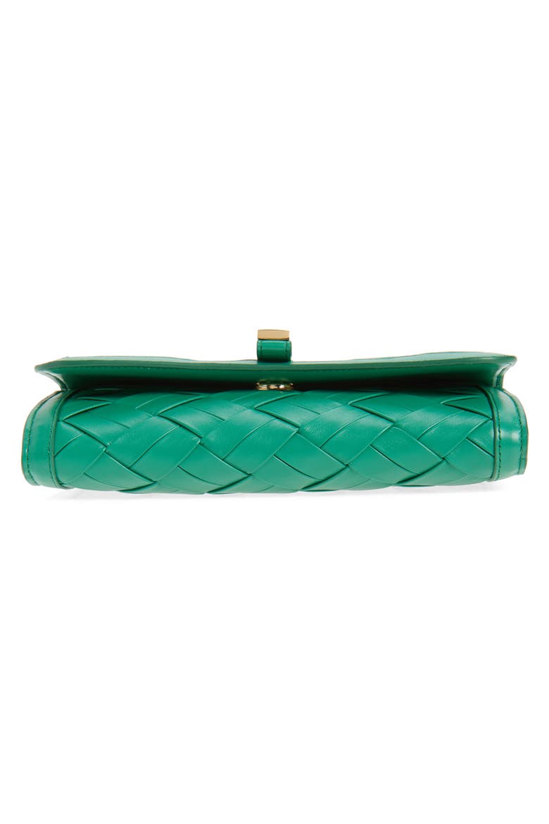 Ryder Woven Faux Leather Wallet, Alternate, color, BRIGHT GREEN