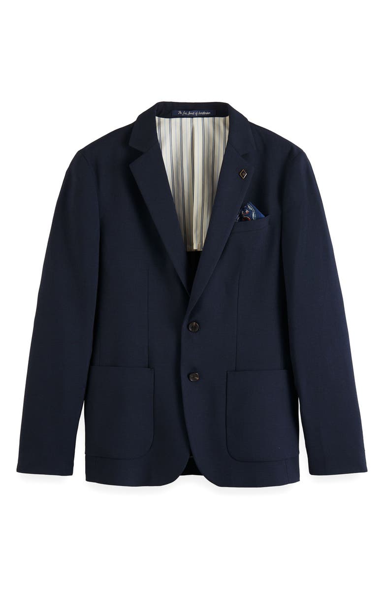 Scotch & Soda Unconstructed Stretch Blazer, Alternate, color,