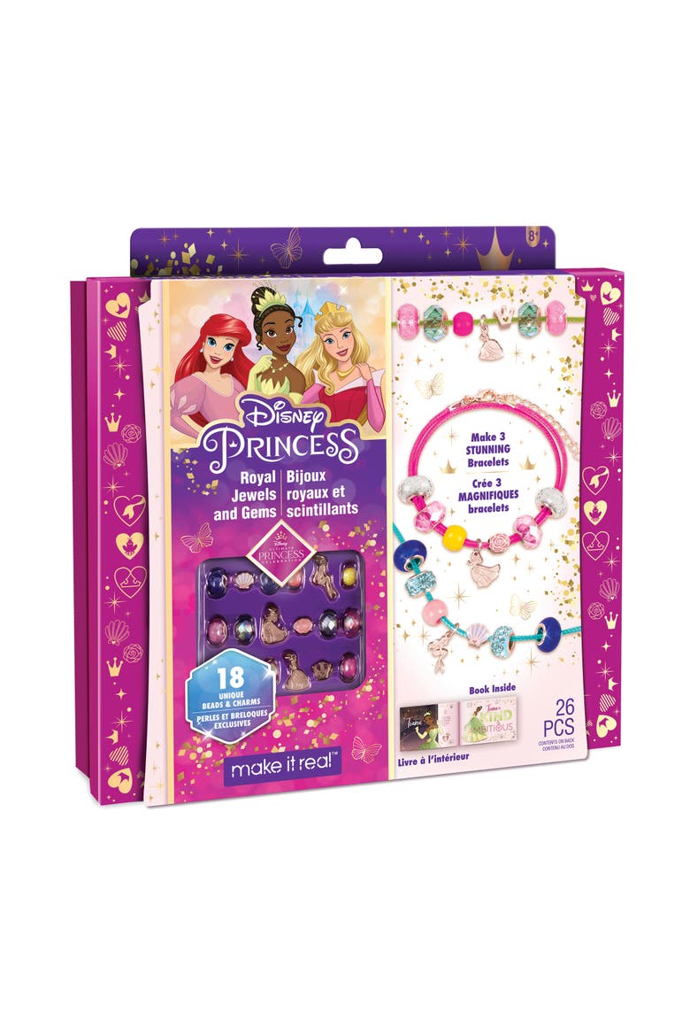 Royal Jewels & Gems Create 3 Princess Bracelets, Main, color, Multicolored