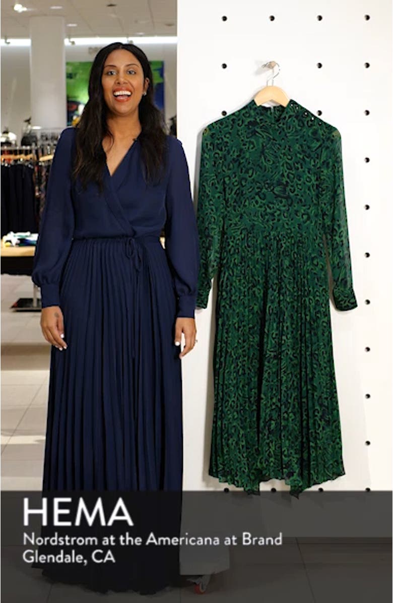 Jungle Cat Pleated Dress, sales video thumbnail