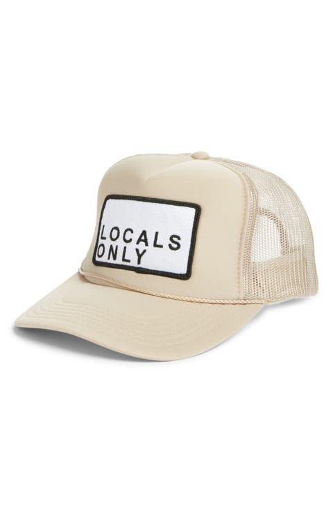 Locals Only Patch Trucker Hat