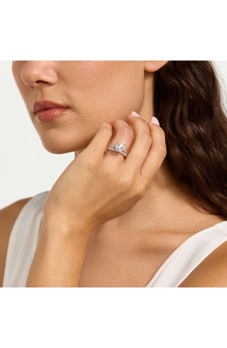 Bliss Diamond Certified 3.75Ct Diamond Engagement Matching Wedding Ring Set 14k Gold Lab Grown, Alternate, color, 