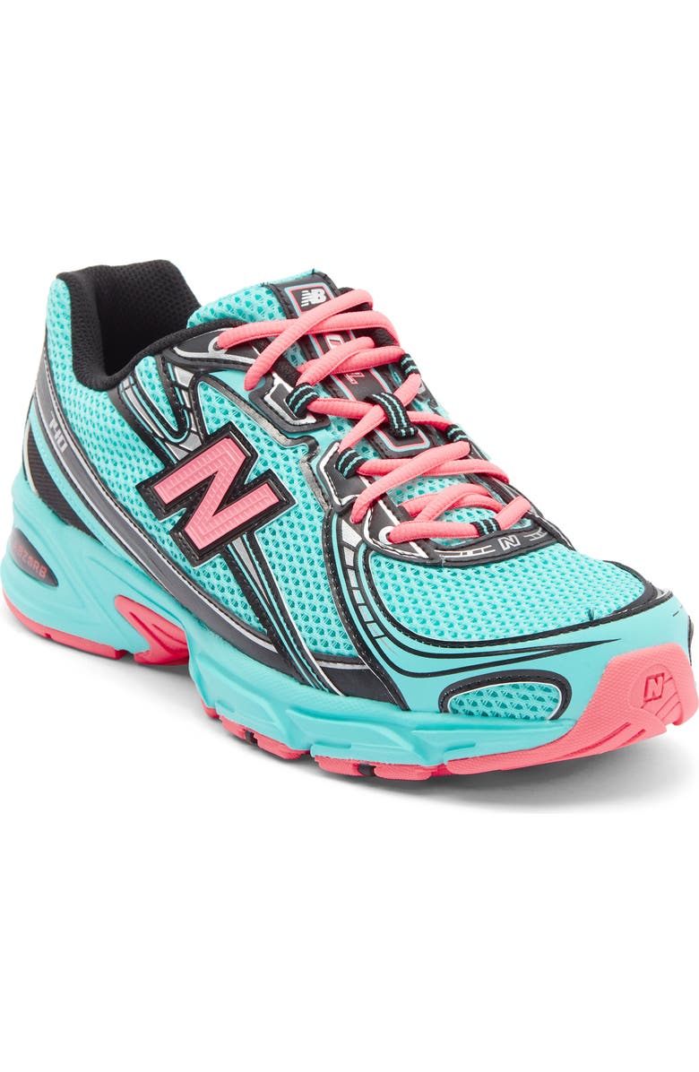 New Balance 740 Running Shoe, Main, color, Cyber Jade/ Ultra Pink