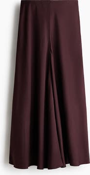 H&M Satin Maxi Skirt