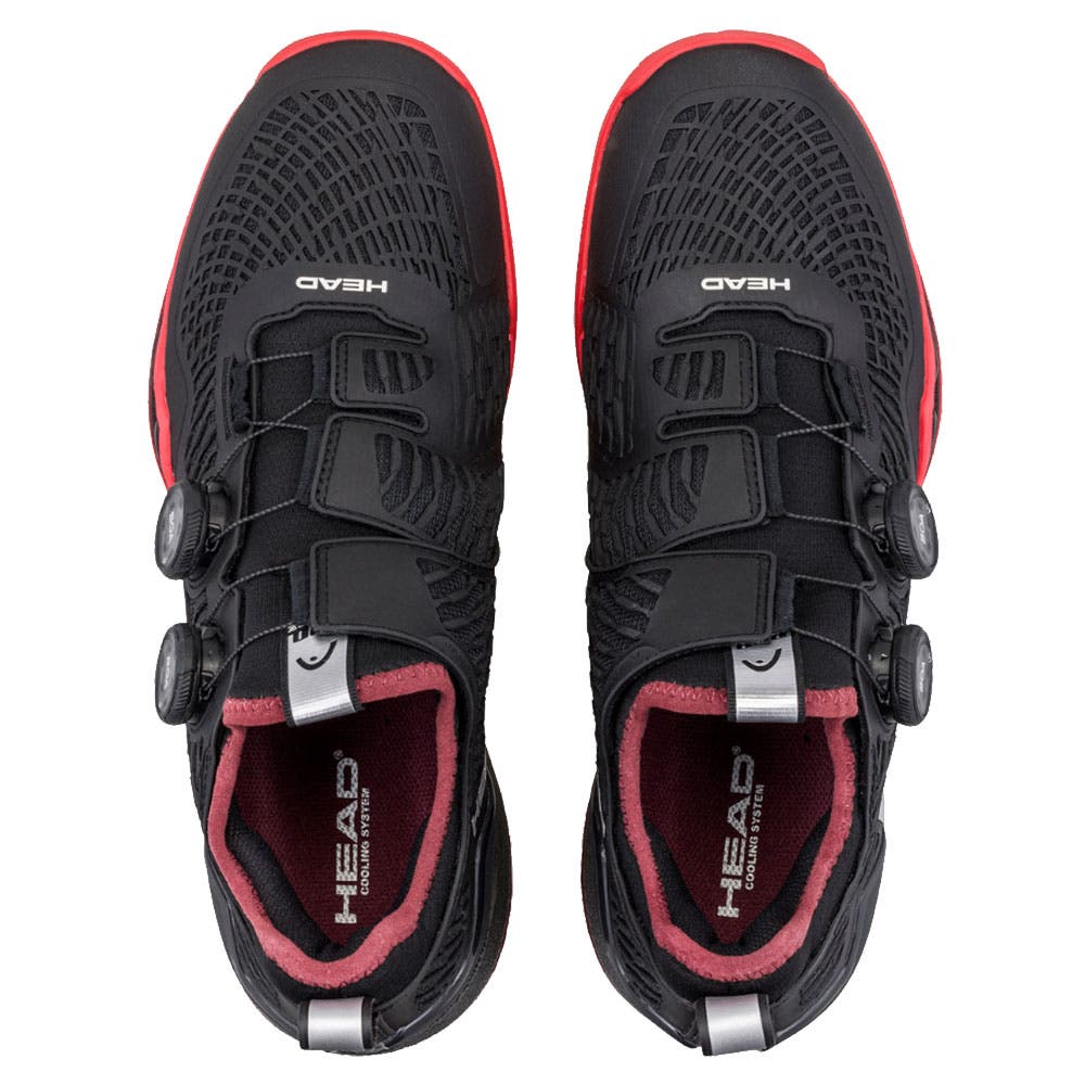 Endure Pro BOA Mens Tennis Shoes, Alternate, color, Black/Red