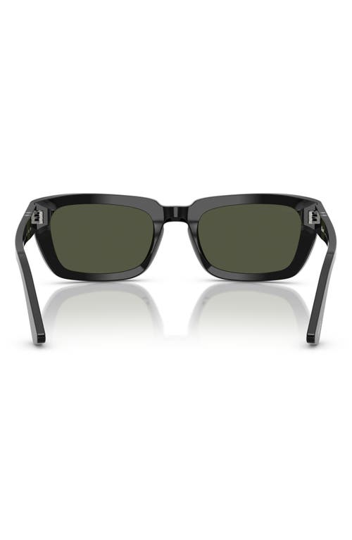 Persol Rectangle-frame Sunglasses In Black