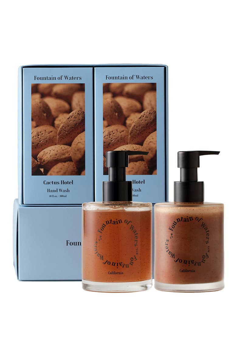 Cactus Hotel Scrub Care 2-Piece Gift Set, Alternate, color, BROWN