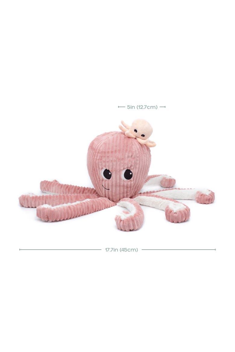 Octopus Mom & Her Baby  - Secret Keeper Plush Toy, Eco-Friendly, Soft & Washable, Alternate, color, Pink