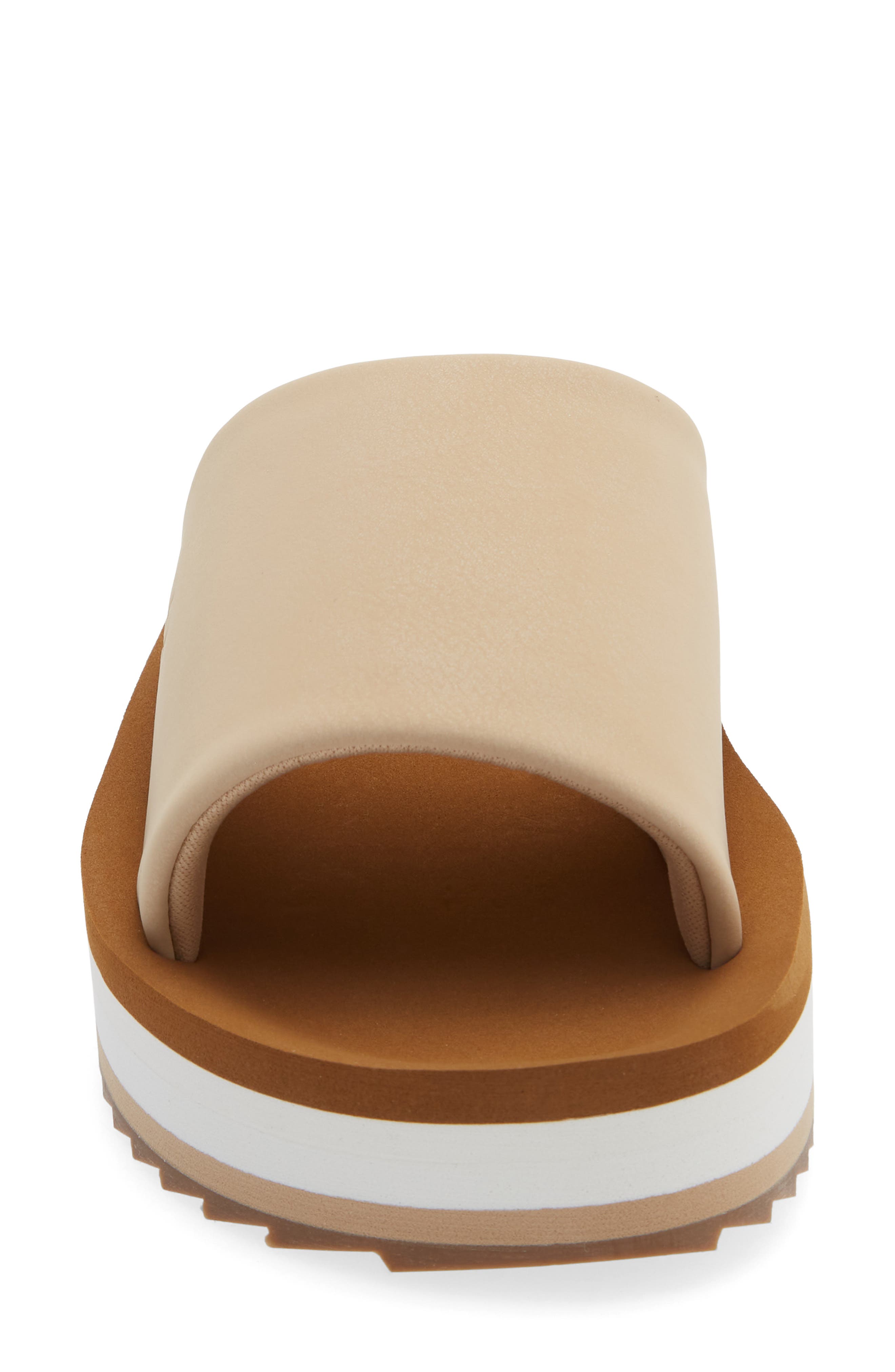 Gwen Platform Slide Sandal, Alternate, color, SAND