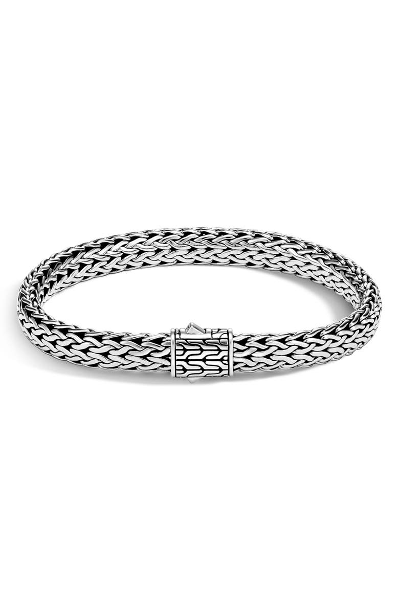John Hardy Icon Bracelet, Dark Silver, 6.5mm, Alternate, color, 